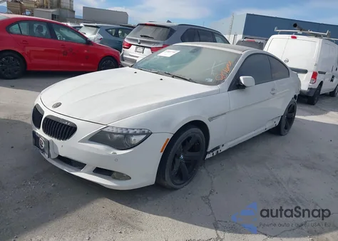 2009 BMW 650I из США, поврежденный, VIN WBAEA53509CV92371